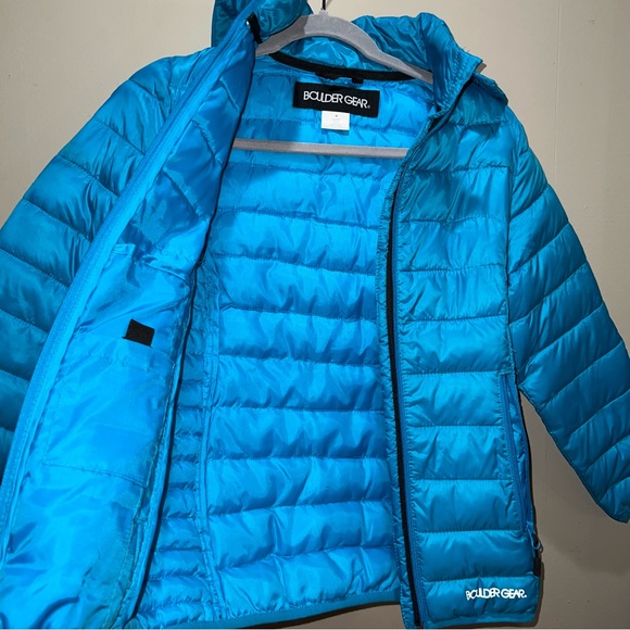 Boulder Gear Hooded Puffer Winter Jacket Size M Kids - Picture 3 of 6